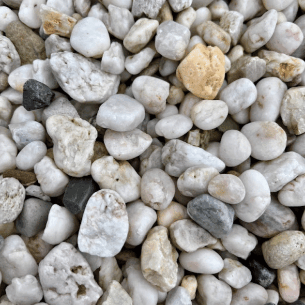 Quartz Blanc Semi-Roulé