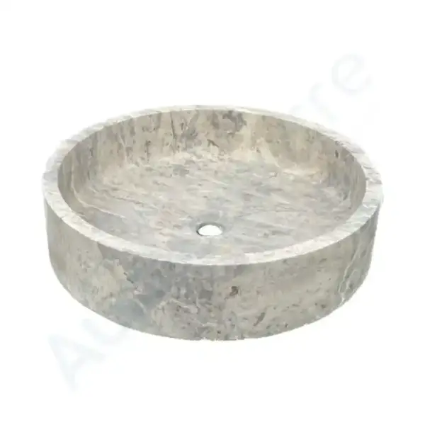 Vasque Travertin Silver