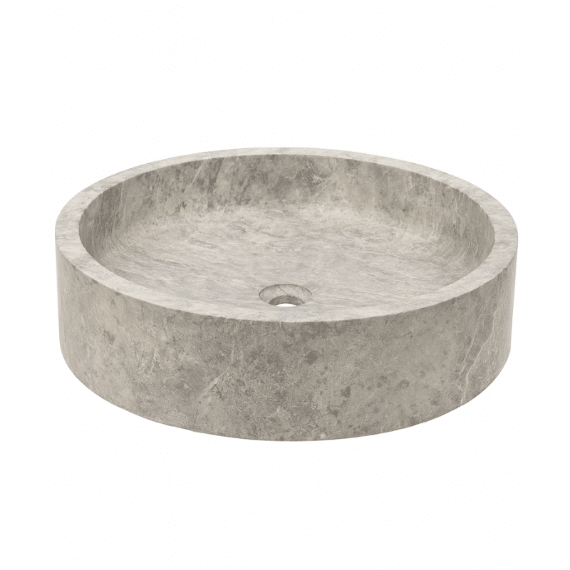 Vasque Travertin Silver