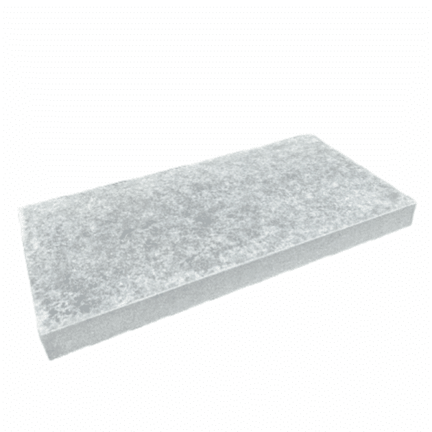 Pierre bleue d'Irlande - Retombée