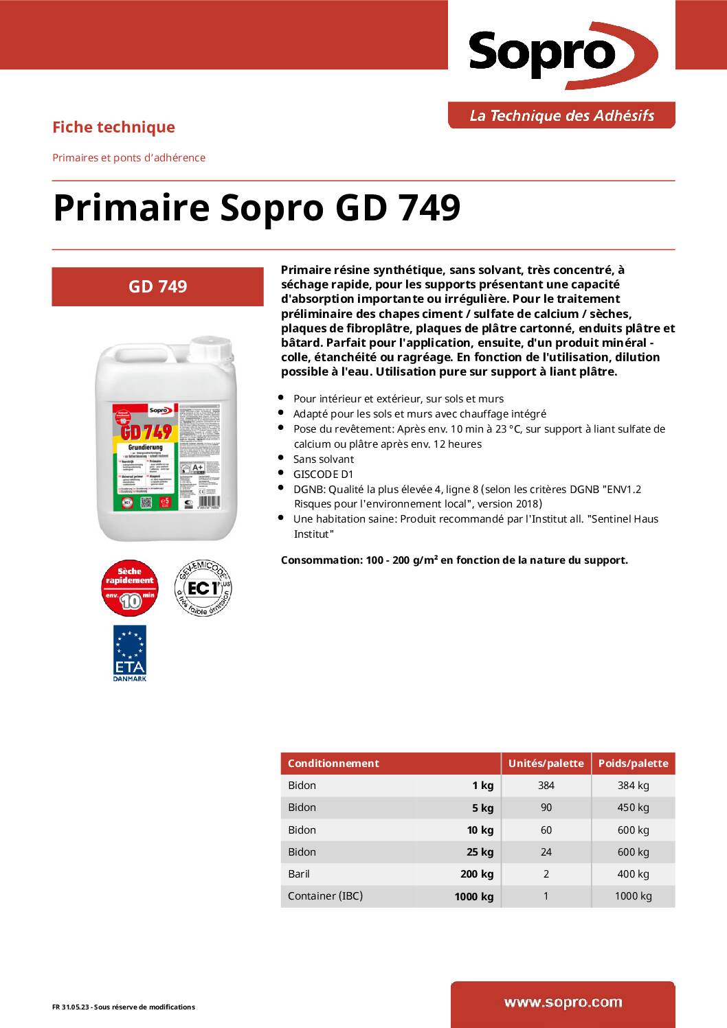 Primaire d'accrochage GD 749 – Image 2