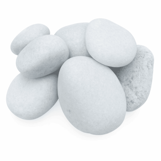 Pierres à gabions - Blanc pure