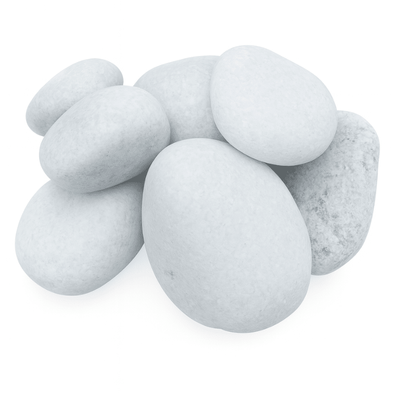 Pierres à gabions - Blanc pure