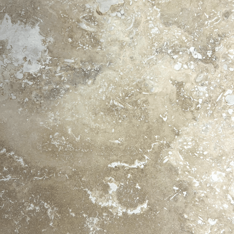 Travertin beige adoucie/rebouché